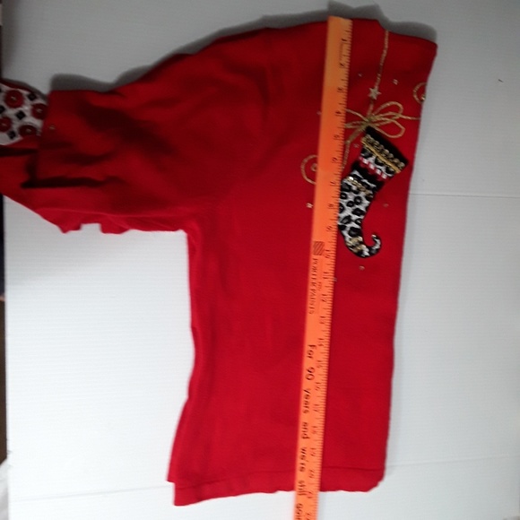 Phillip Jane Gordon Christmas Sweater RedLeopard - Picture 6 of 6